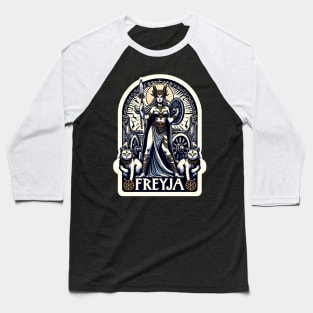 Freyja: Goddess of Love and War Baseball T-Shirt